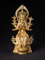 Nepali bronze Maitreya Buddha statue from Nepal made from Bronze