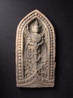 Antique terracotta panel from Burma made from Terracotta